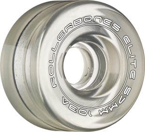 RollerBones Elite Clear Artistic Roller Skate Wheels