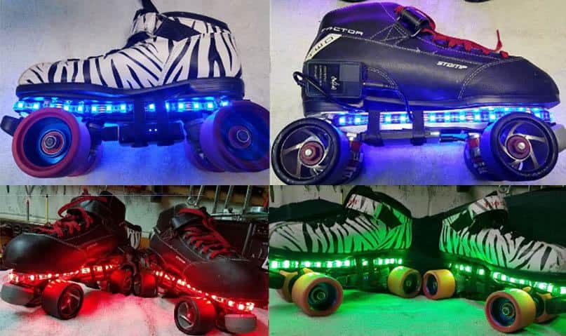 LED Light Up Roller Skates