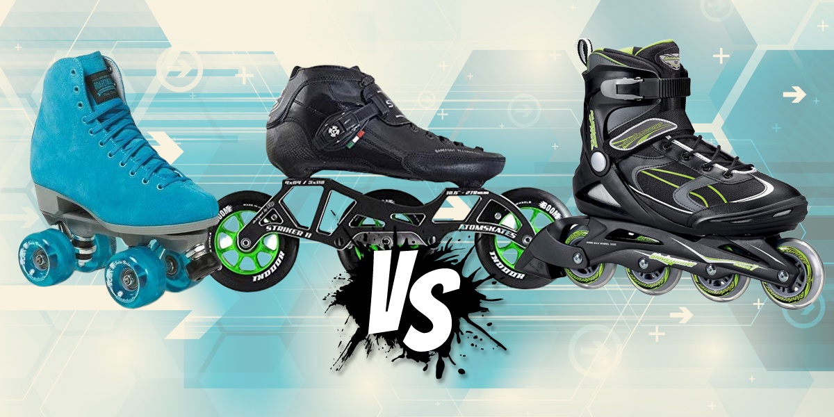 Rollerblades vs. Roller Skates vs. Inline Skates