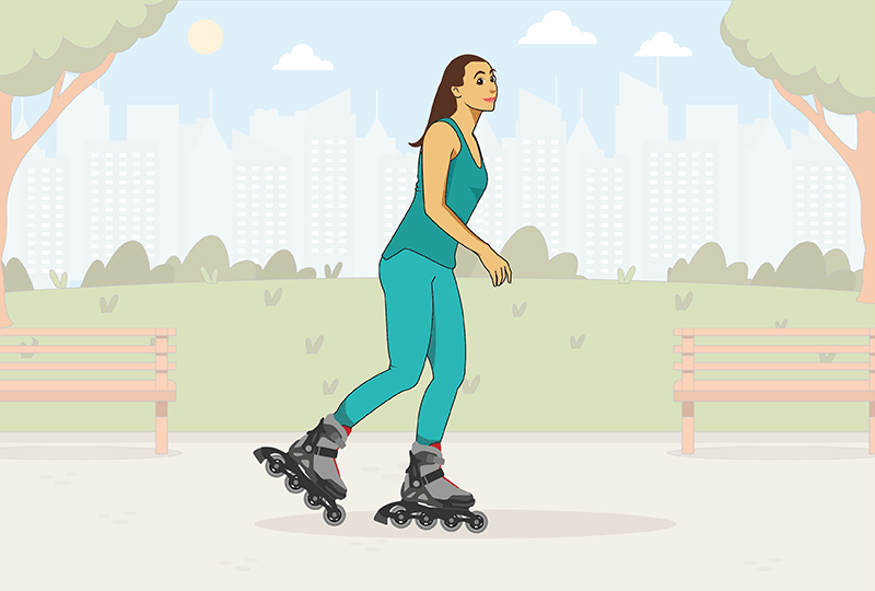 How To Rollerblade (With Pictures) - Wikihow