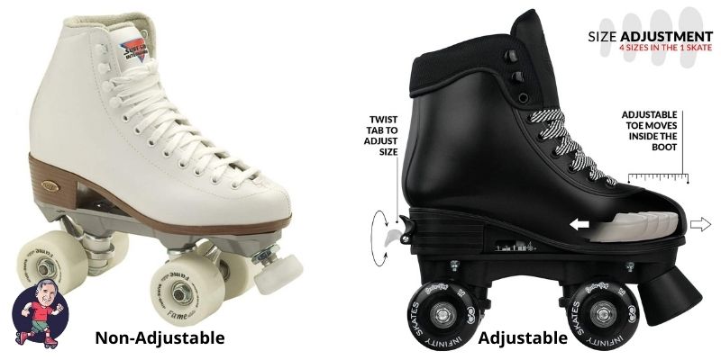 Adjustable vs. Non-Adjustable Roller Skates Adjustable vs. Non-Adjustable Roller Skates