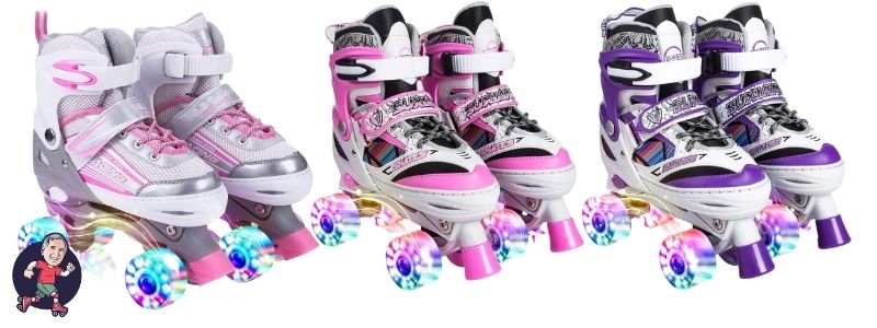 Kuxuan Light Up Roller Skate Wheels