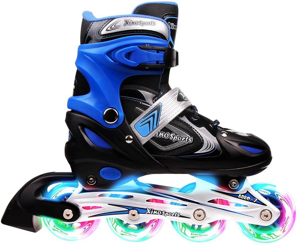 Xino Light Up Roller Blades for Kids