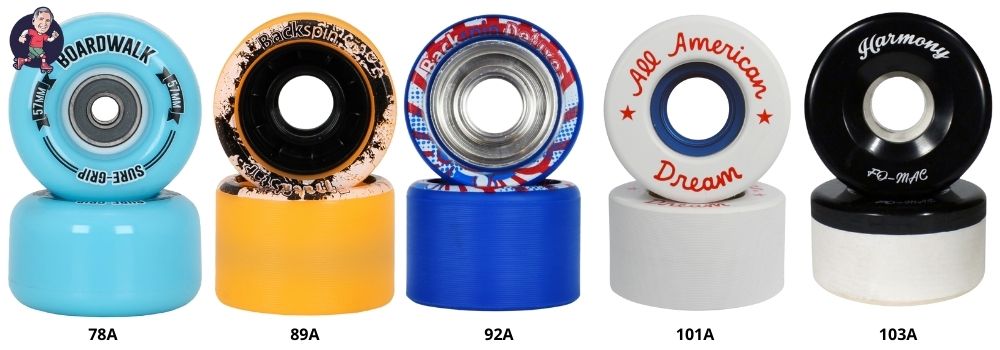 Examples of Jam Skate Wheel Durometers