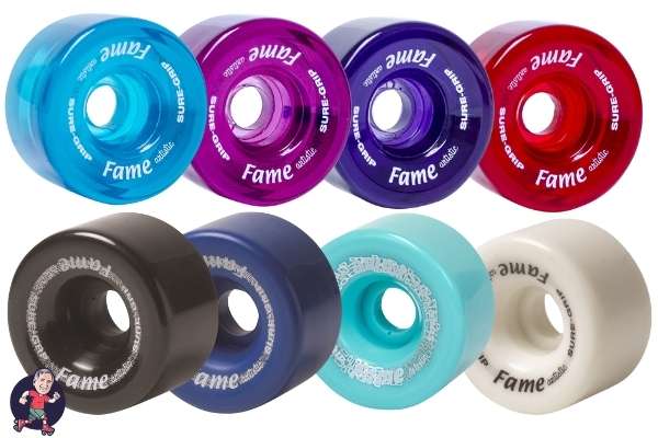 Sure-Grip Fame Artistic Roller Skate Wheels