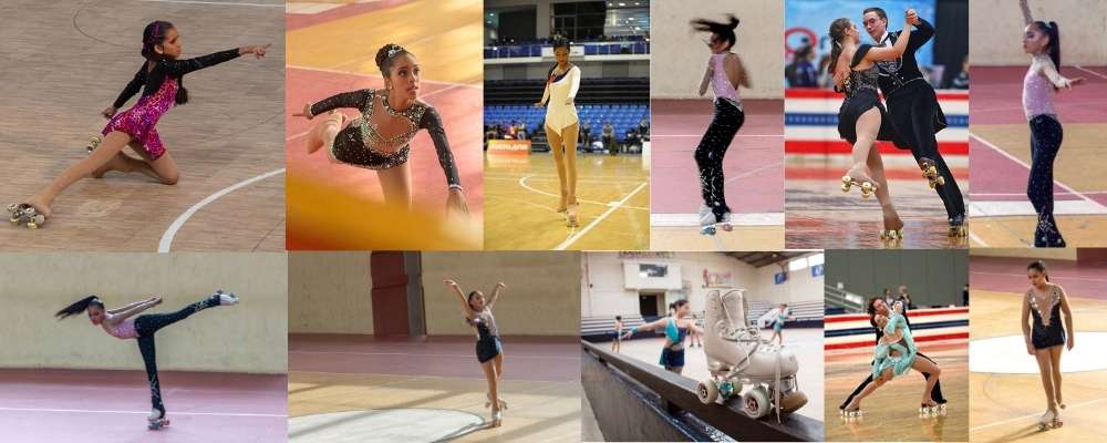 Various forms of artistic roller skating including dance, figures and freestyle. Various forms of artistic roller skating including dance, figures and freestyle.