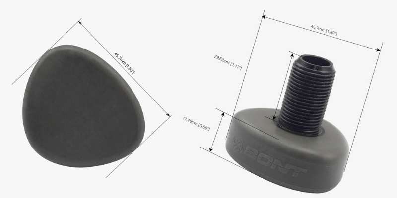 Bont Infinity Toe Stops with Measurements