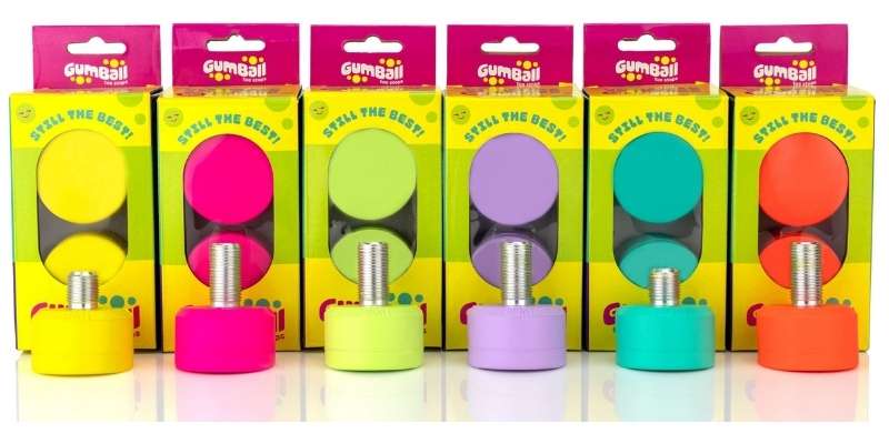 Riedell Gumball Toe Stops in 6 Colors