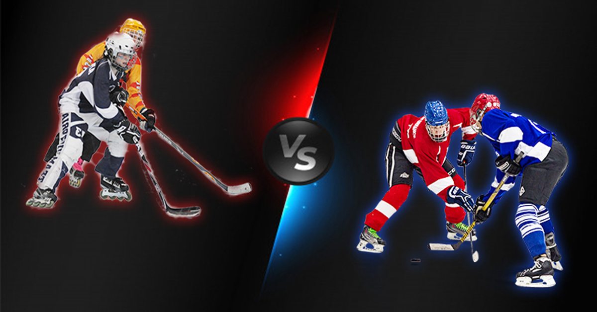 Roller Hockey Vs Ice Hockey